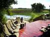 Kanana Lodge - deck overlooking delta